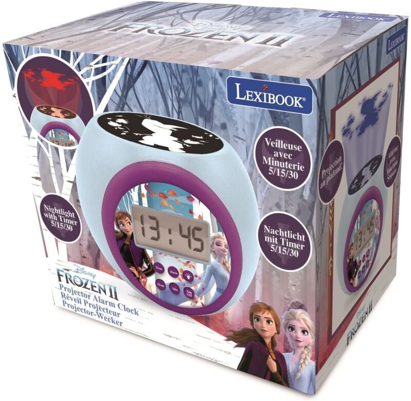 Thumbnail - Lexibook Frozen Wecker RL977FZ – Projektor, Timer, Nachtlicht