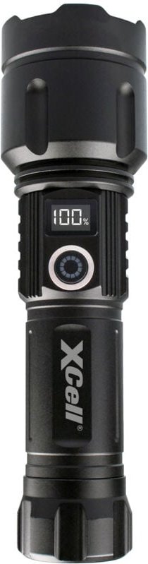 Lunalux led Taschenlampe Große Reichweite, mit Stroboskopmodus, verstellbar akkubetrieben, bat - Xcell