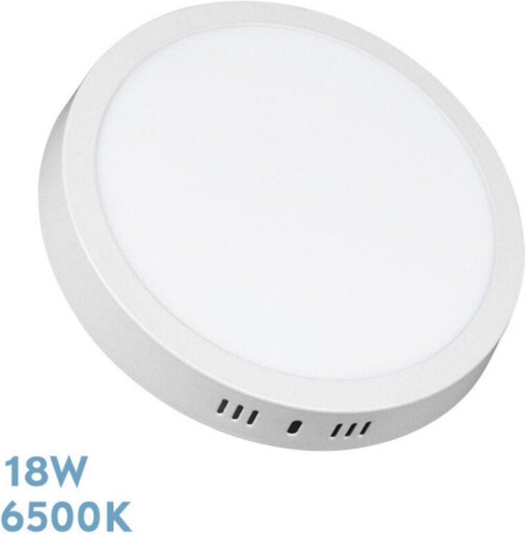 Fabrilamp - Downlight led Thulita Surface 18w 6500k White 1440lm 2,8x21x21 Cm