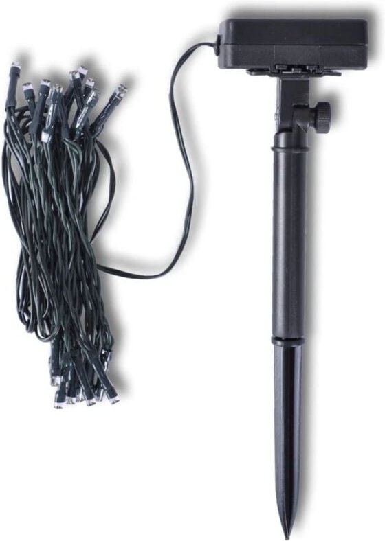 Vidaxl - 2 x Solar Lichtkette 24 led 3,8m Solarleuchte Leuchten Lichterkette