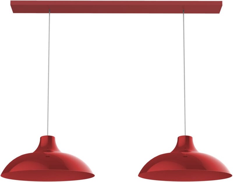 Parigina sospensione lineare monocolore lucido