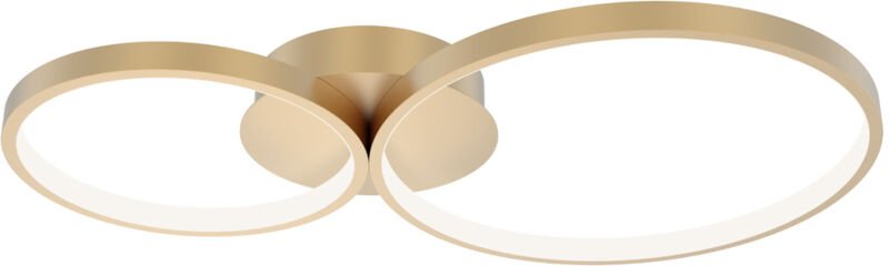 MAVER LED-Deckenleuchte Gold Aluminium ITALUX SPL-20452-2-GD