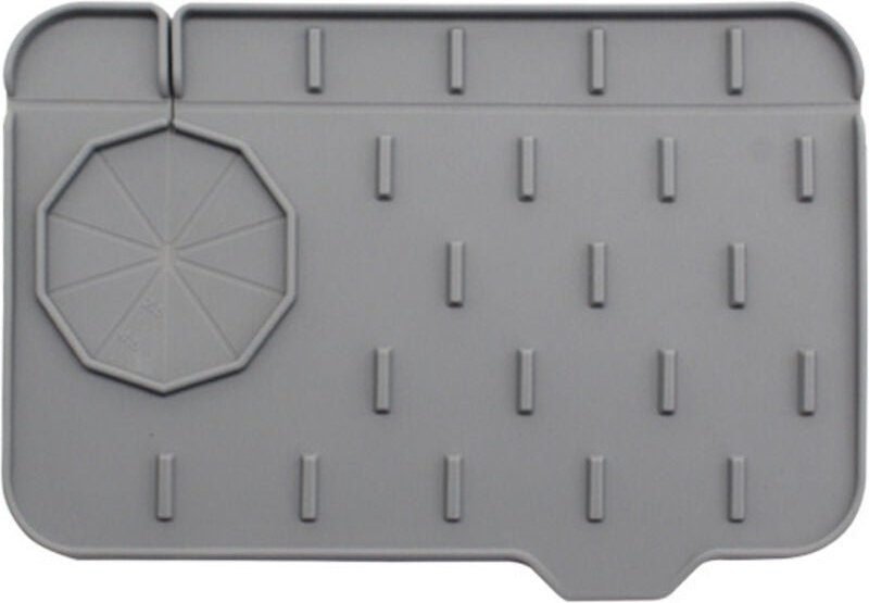 Silikon-Wasserhahnmatte für die Küchenspüle, spritzwassergeschützt, Silikon-Wasserhahngriff, tropffreie Trockenmatte zum...