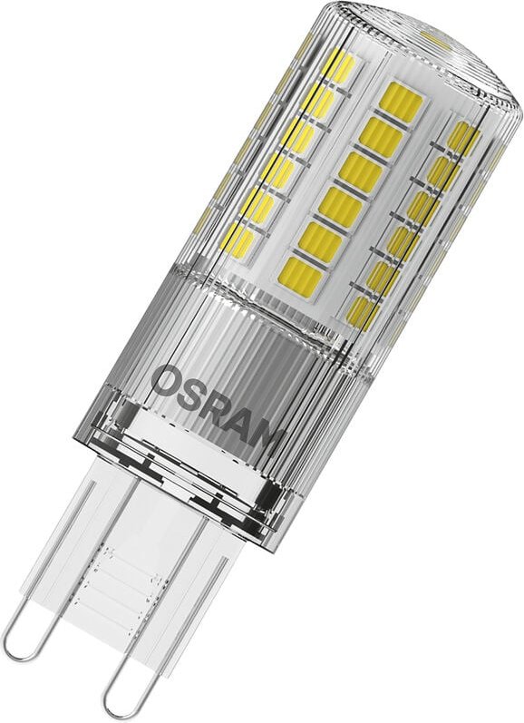 OSRAM LED Pin Lampe mit G9 Sockel, Warmweiss (2700K), 4.8W, Ersatz für herkömmliche 48W-Lampe