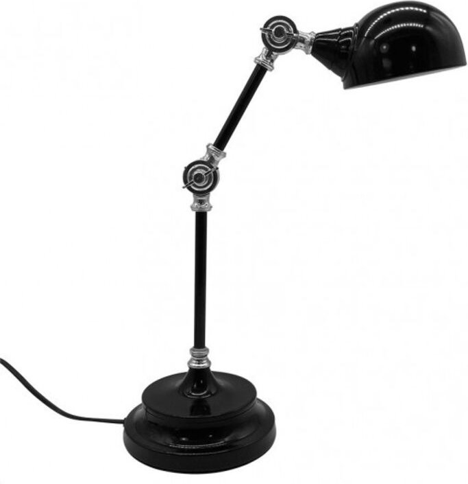 Flexo Farbe Negro/cromo modelo Adal Articulable Fabrilamp