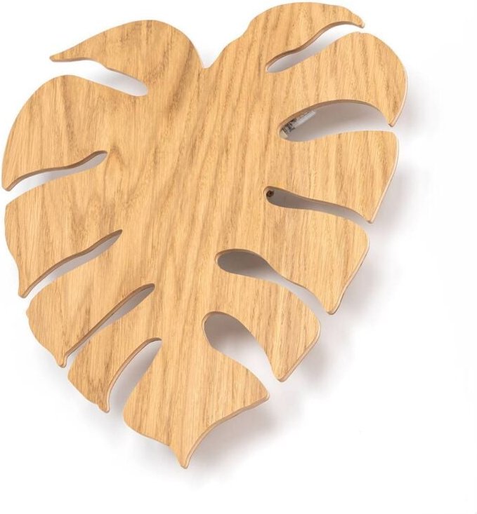 Wandleuchte, Wandlampe Innen "Folah" aus Holz für Wohnzimmer & Esszimmer von Envostar