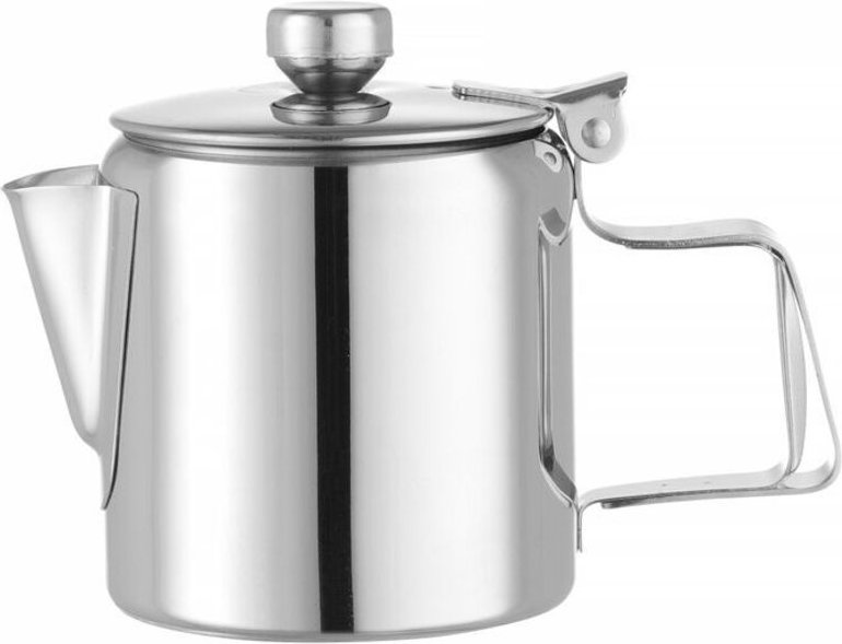 Thumbnail - Edelstahl-Teekanne mit Deckel für Kaffee und Tee, 0,3 l - Hendi 453100