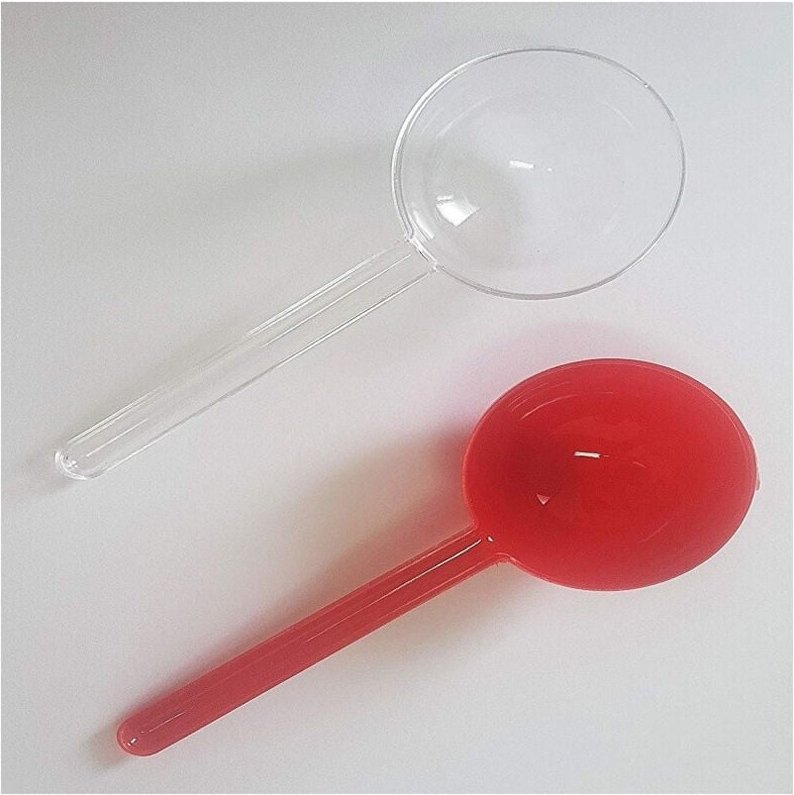 Trade Shop Traesio - Trade Shop - Set mit 6 Kunststoff-Schaufelspendern für Süßigkeiten, Konfetti, süße Buffets, Hochzei...