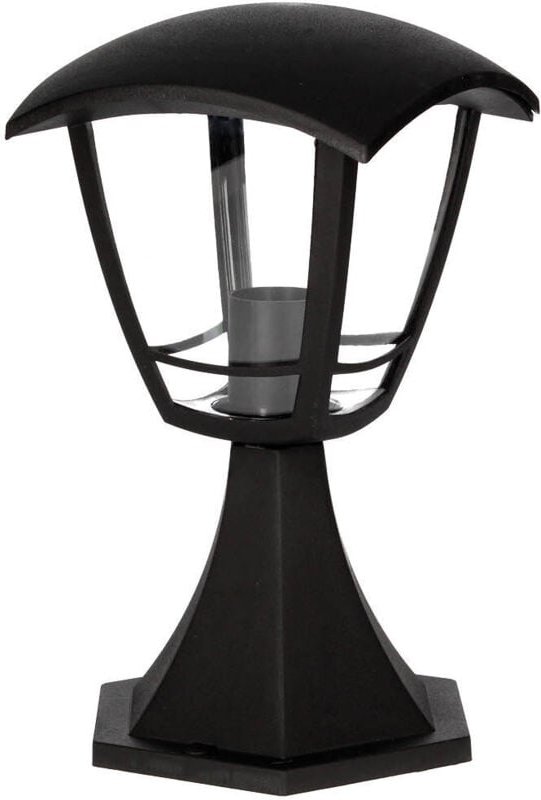 Berwand-Gartenlaterne Barli Serie E27 Schwarz