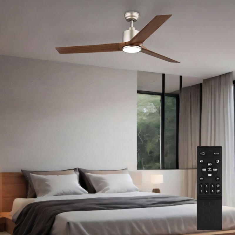 Globo Lighting - Deckenventilator Deckenlampe dimmbar led Fernbedienung Rechts Linkslauf d 148 cm