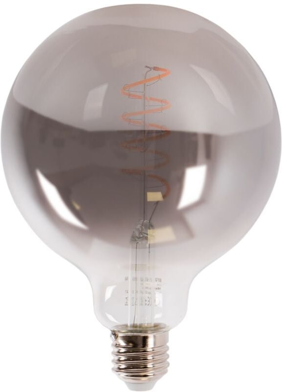 Dekorative Filament-Lampe "Smoky" Rauchglas E27 G125 - 4W -