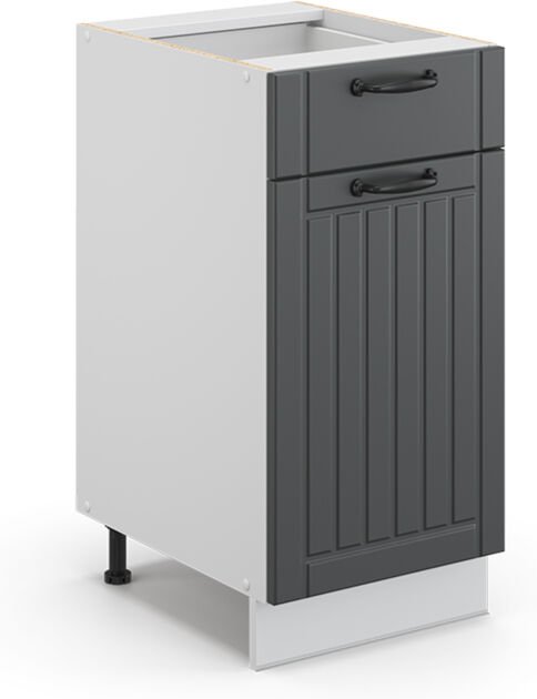 Vicco - Midischrank Fame-Line, Anthrazit, 40 x 81.6 cm ohne Arbeitsplatte