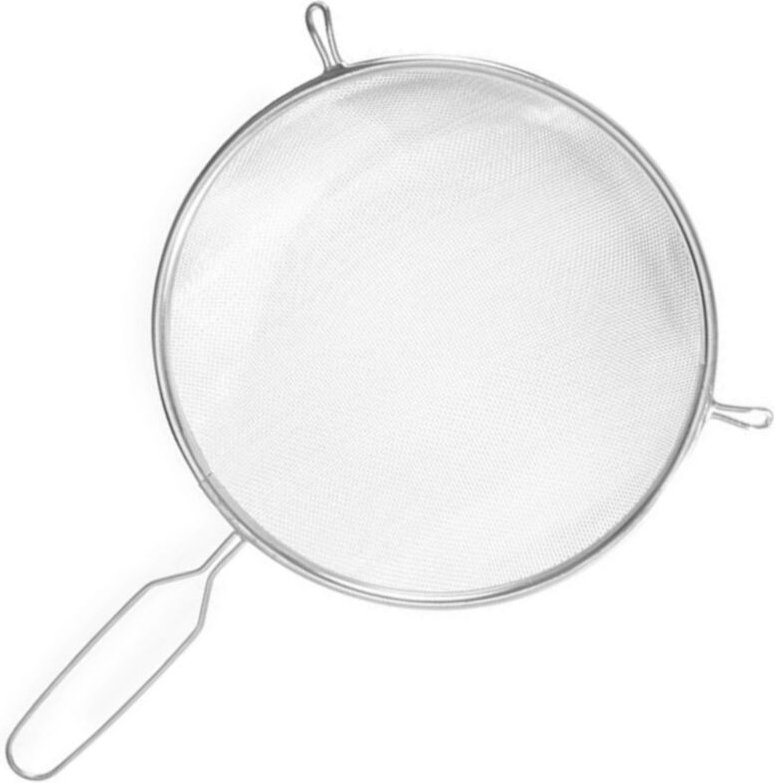 Dichtes Stahlsieb zum Abseihen und Reiben, Durchmesser 230 mm - Hendi 635407
