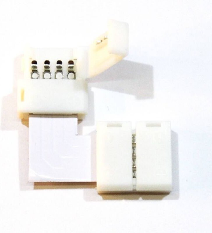 Stecker für LED-Streifen 12V rgb 10mm für 90º Ecken