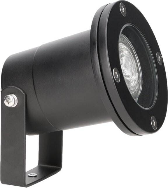 Post proyector para bombilla GU10 en color negro