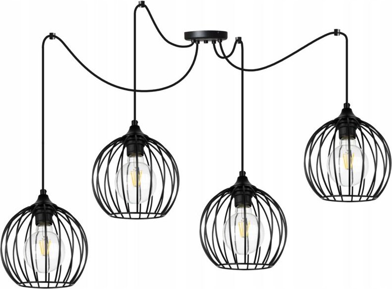 Moderne Spinnen-Hängelampe, Drahtdecke