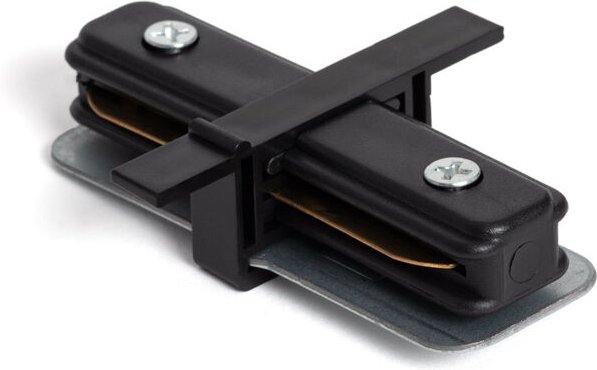 Verbindungsstück Typ I für 1-Phasige Einbauschiene aus Aluminuim Schwarz