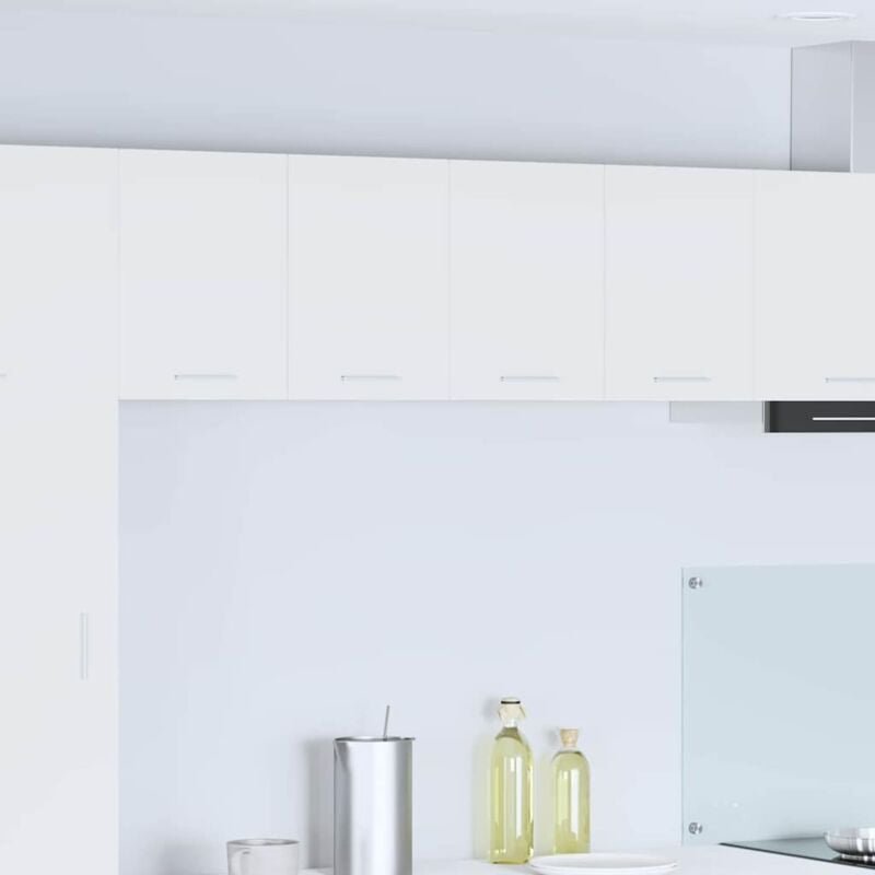 Hängeschrank mit Speicher Weiß 60 x 31 x 40 cm Holzwerkstoff vidaXL