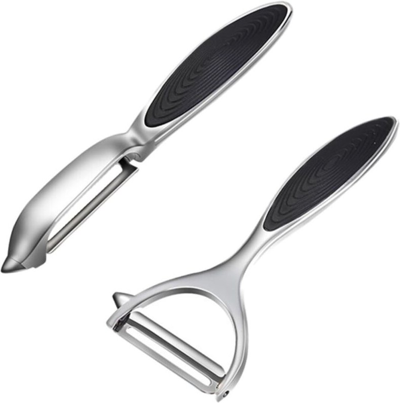 Hochwertiges Gemüseschäler-Set – ultrascharfe Edelstahlklingen mit ergonomischem, rutschfestem Griff, ideal zum Schälen ...