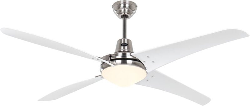Casafan - Deckenventilator Mirage bn-we mit Licht & Fernbedienung