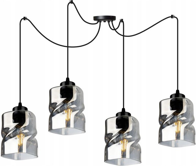 Moderne Spinne Hängelampe Glas Kronleuchter