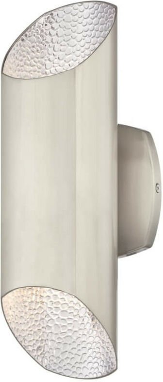 Dimmbare led Außen Wandleuchte Up & Down Carson Nickel