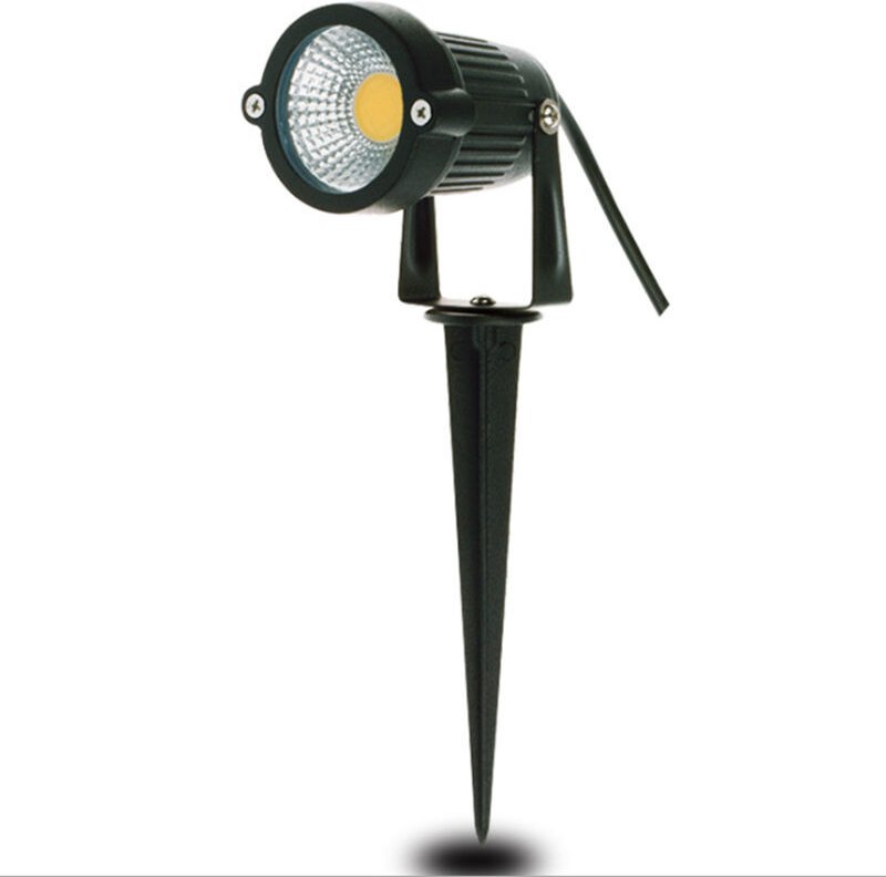Stück Outdoor-Erdspießbeleuchtung COB 5W 220V IP65 Wasserdichter LED-Strahler Einstellbarer Flutlicht-Gartenlampe Beleuc...