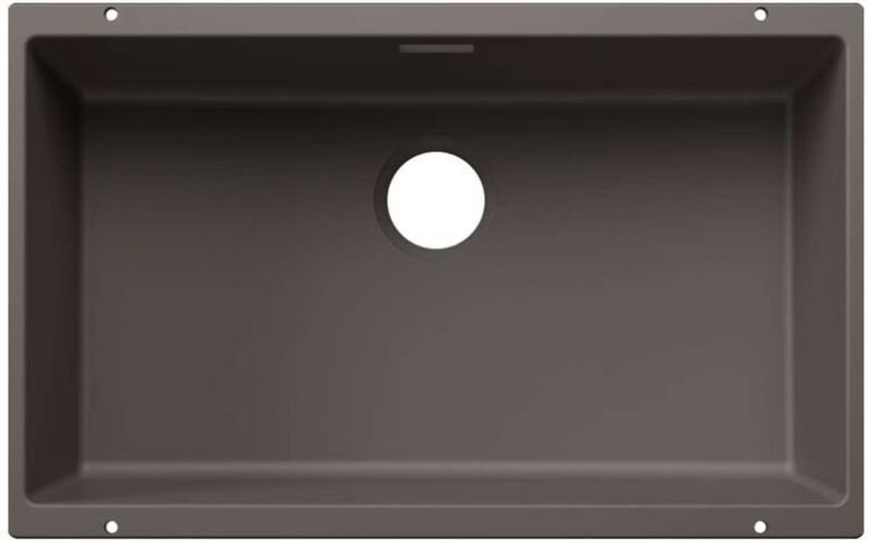 Blanco Subline 700 - Silgranitspüle, 73x46 cm, Vulkangrau 527803