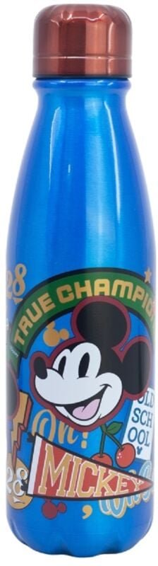 Disney - Mickey Trinkflasche Aluminium, 600 ml, mit Sicherheitsverschluss
