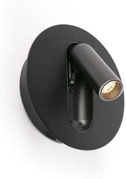 Timit schwarzer ausrichtbarer USB-Wandleser mit Schalter 62761