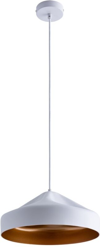 Pendelleuchte Hängelampe Esszimmer Küchenlampe Hängend Esstischlampe Innen Gold Weiß-Gold, Design t + Leuchtmittel G95 B...