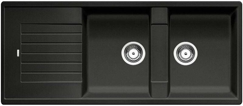 Zia 8 - Silgranitspüle, 116x50 cm, Anthrazit 515605 - Blanco