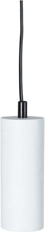 Star Trading - Lampenaufhängung ,Tub', E27 Fassung, 3,5m Kabellänge, mit Stecker, Holz, weiß, l 350cm, h 15cm