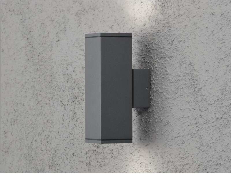 Konstsmide - Monza Up & Down 7907-370 Außenwandleuchte Halogen GU10 70 w Anthrazit