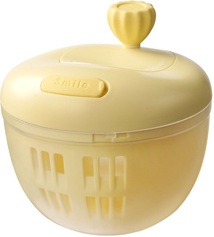 Salatschleuder, Obst- und Gemüsewaschschüssel mit Sieb, ideal für Salatblätter, Salat, Obst und Gemüse.