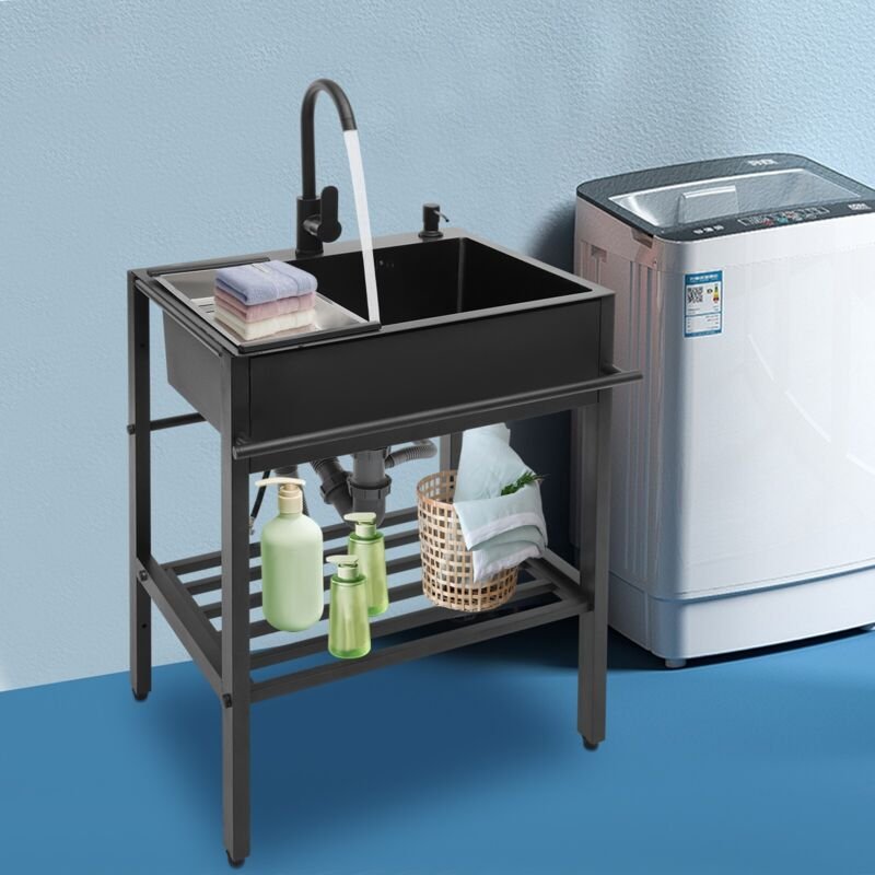 RV Kitchen Sink RV SinkRV Sink Kitchen Prep Table Sink Kitchen SinkSingle Bowl Compartment Commercial Kitchen Sink Stain...