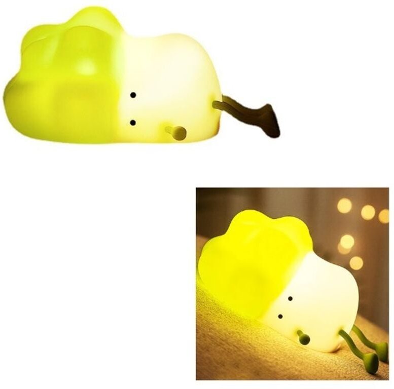 Linghhang - Dimmbares Touch-Nachtlicht, LED-Nachttischlampe für Kinderzimmer, Augenschutz, Gemüselampe