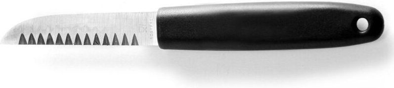 Dekoratives Messer mit gezackter Klinge aus rostfreiem Stahl - Hendi 856062