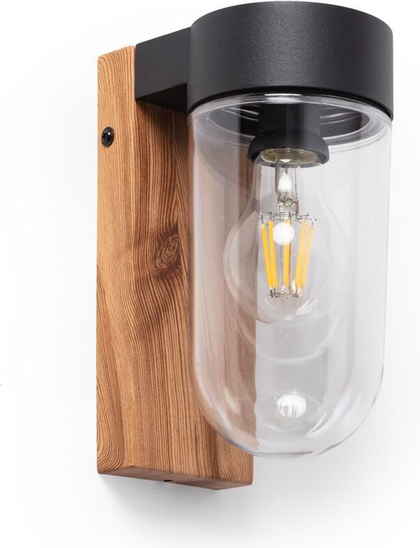 Led Wandleuchte Außen Solar 1.5W Aluminium Enzo Natürlich