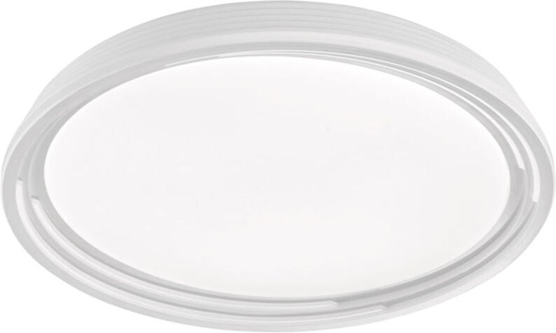 Deckenlampe Deckenleuchte Wohnzimmerleuchte Schlafzimmerlampe Flurlampe, dimmbar, Acrylglas weiß, LED 22W 2700Lm warmwei...