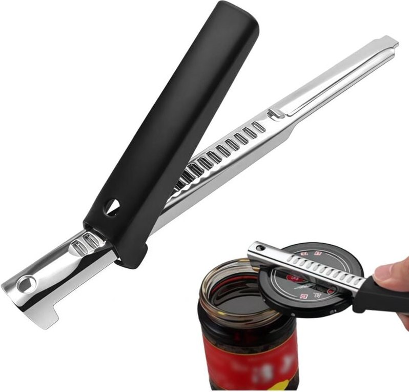 Flaschenöffner für Menschen mit Arthritis, verstellbarer Flaschenöffner, manueller Dosenöffner, geeignet für Menschen mi...