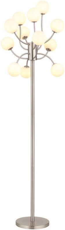 Stehlampe Wohnzimmerlampe Stehleuchte led Beistelllampe 12 Flammig Glas h 200 cm