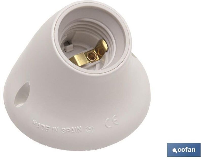 E27 Weißer Wandlampenhalter