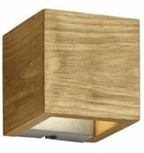 Wandleuchte Brad Cubo Wood Double Led Emission Trio Lighting