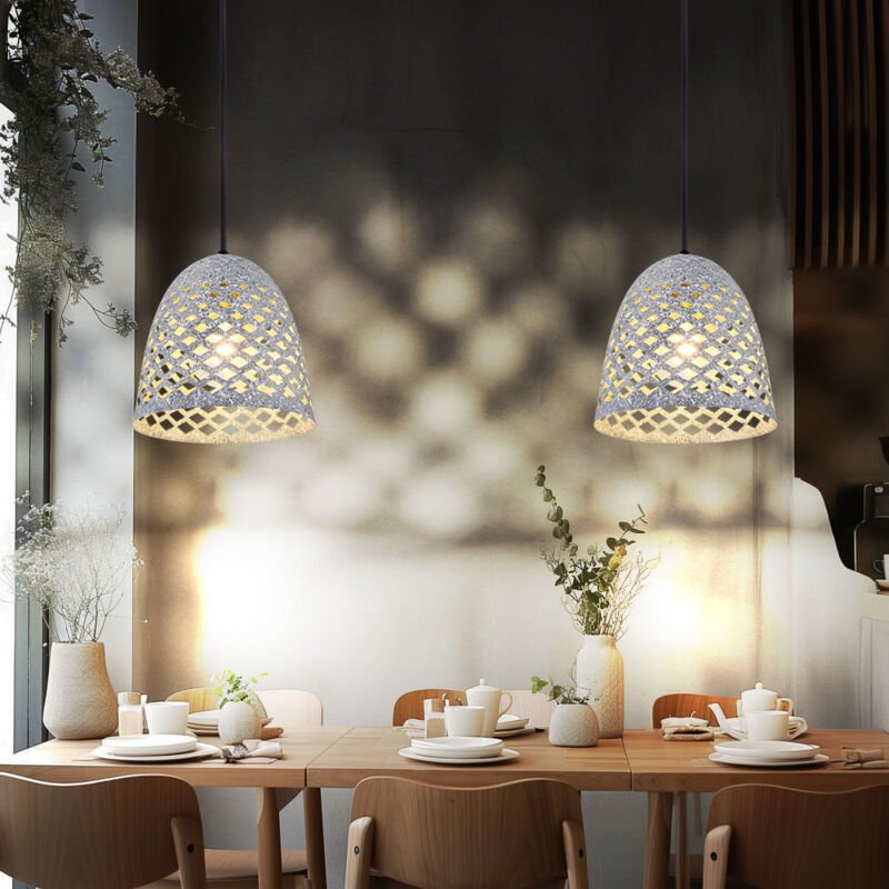 Globo Lighting - Pendelleuchte Hängelampe Wohnzimmerlampe Esszimmerleuchte Küchenlampe Flurleuchte, Höhenanpassbar, Meta...