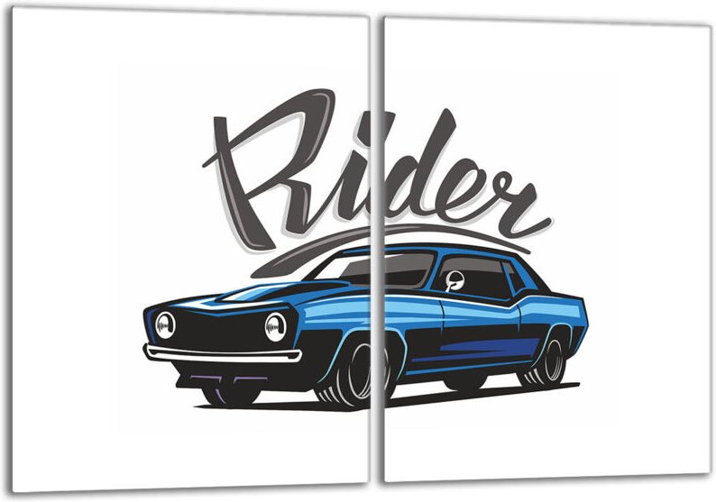 Glasschutzplatte für den Herd 2x40x52 Auto