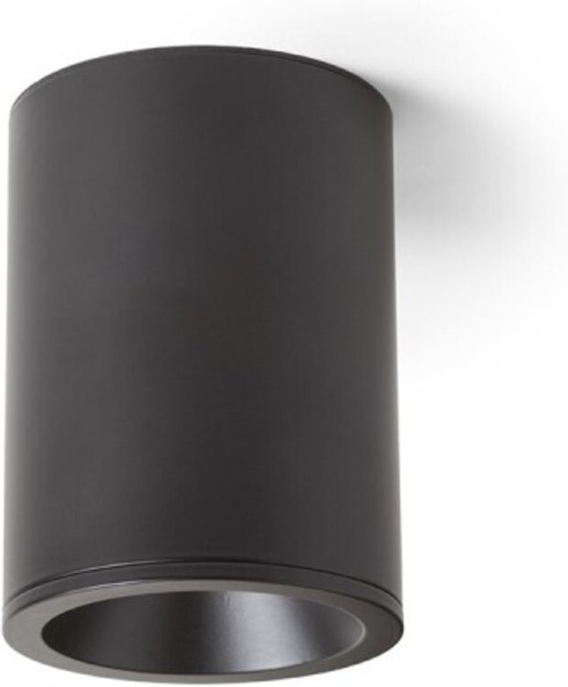 Zylindrische Deckenleuchte EILEEN schwarz 230V GU10 35W IP65