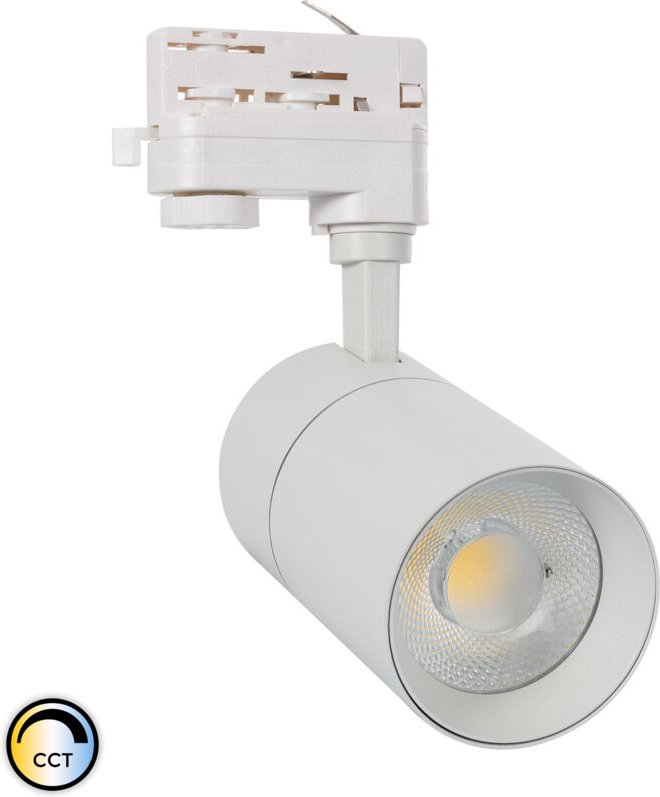 3-Phasenstromschiene LED-Strahler 20W Dimmbar CCT Wählbar Mallet Weiß