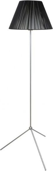 Foot De Salon 1xe27 Silber mit schwarzem Faden Lampenschirm 40x40x150 cm