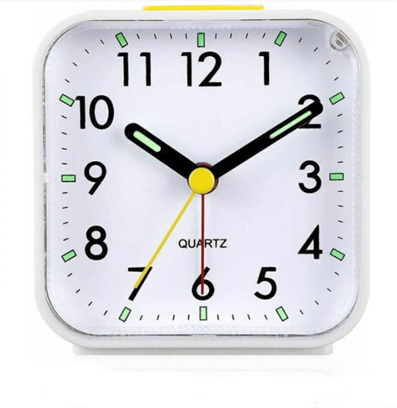 Leiser, nicht tickender analoger Wecker, sanftes Wecken, Pieptöne, Lautstärke erhöhen, batteriebetriebene Schlummer- und...